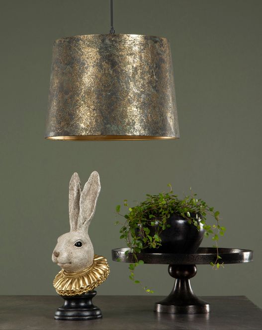Hovedbilde Taklampe Barock Patina