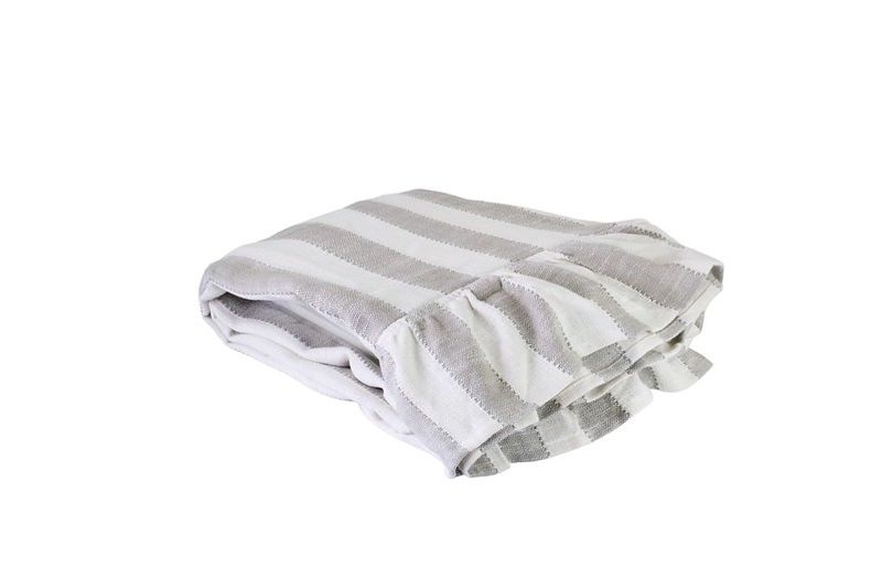 Duk Ida Rand Beige/Hvit