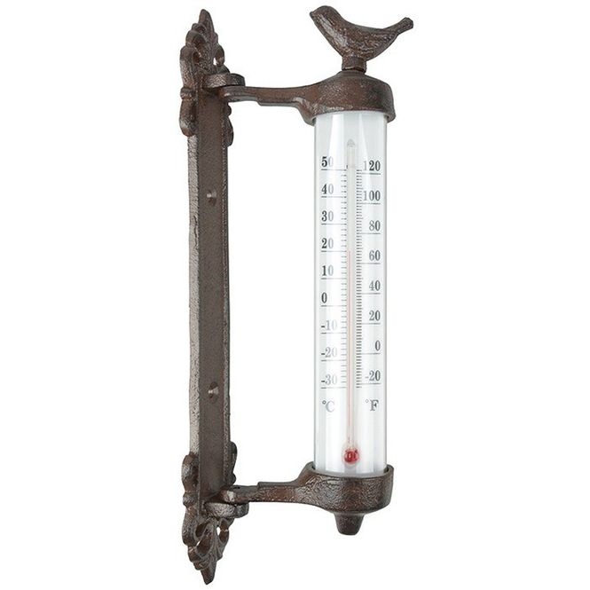 Hovedbilde Termometer for vegg med fugl
